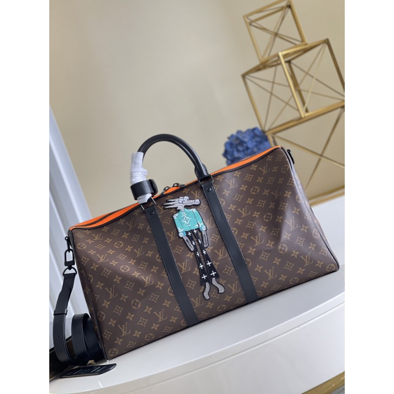 Louis Vuitton AAA+ Keepall Bandoulière 50 Monogram Other M45616 Brown